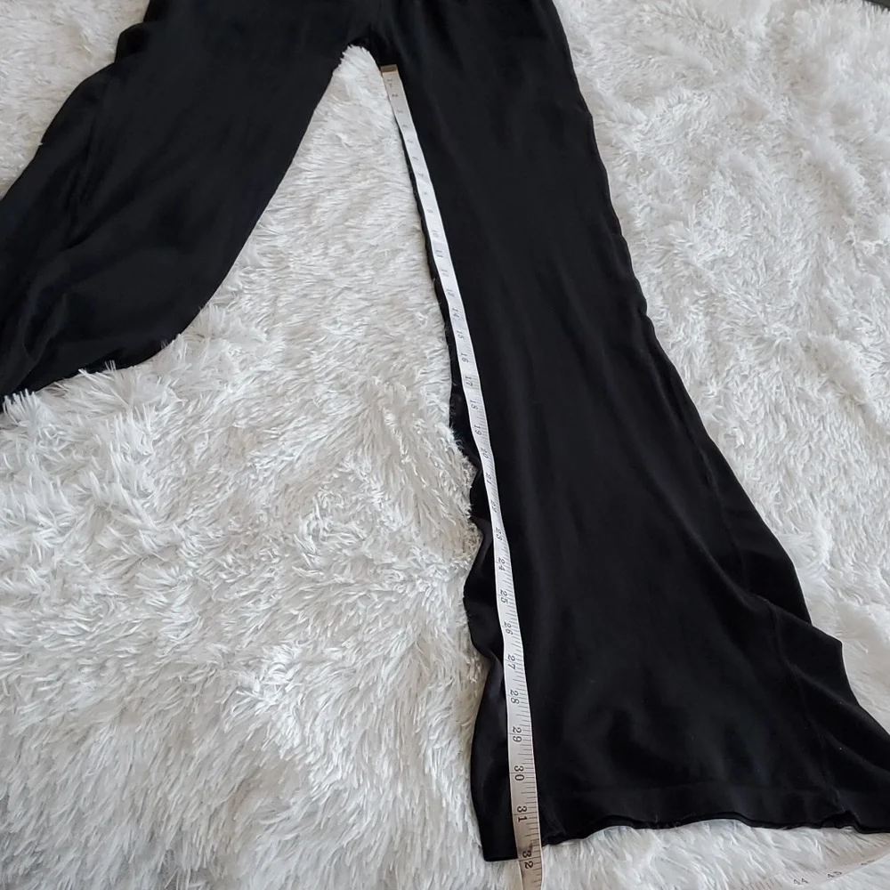 Free People Good Karma Flared Onesie Solid Black - Picture 9 of 13